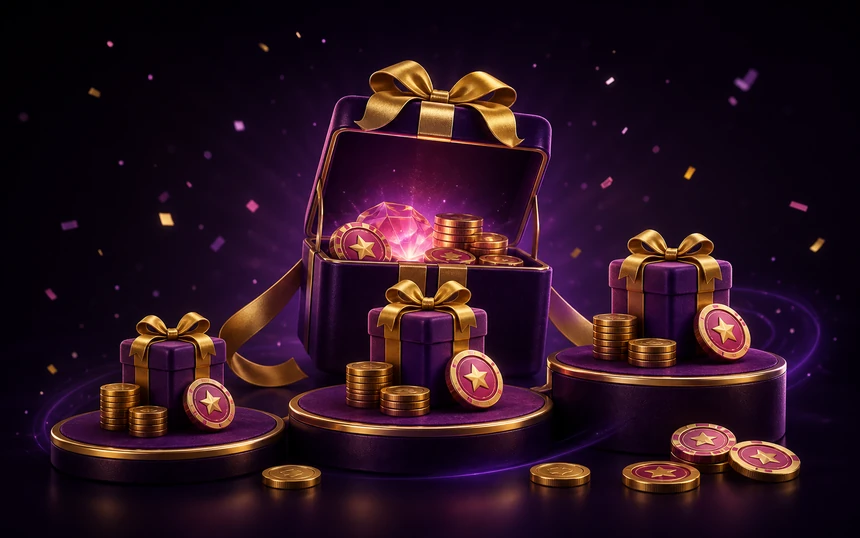 Oferta welcome package Westace em cartão casino